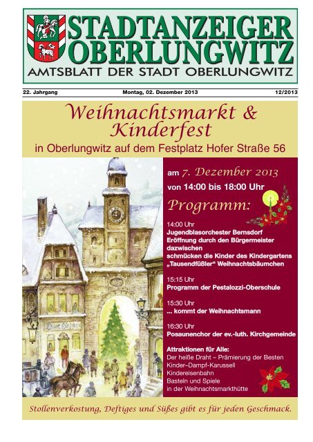 Stadtanzeiger Dezember 2013 - in der Stadt Oberlungwitz