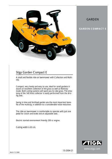 Stiga garden deals