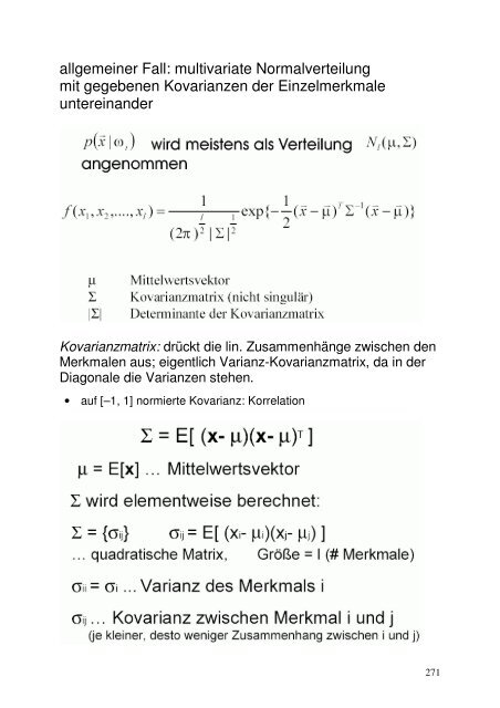 Clusterbildung, Klassifikation und Mustererkennung (PDF)