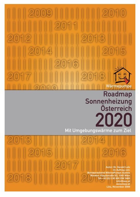 Roadmap Sonnenheizung Ãsterreich 2020 - umwelttechnik.at