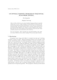 on optimal stopping problems in sequential hypothesis testing