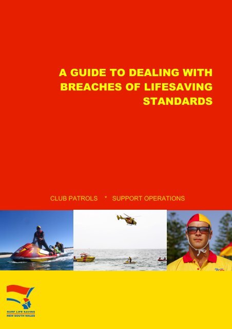 a guide to dealing with breaches of lifesaving standards