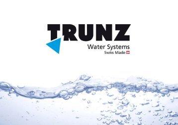 Presentation de Trunz Water Systems - Trunz Water Systems AG