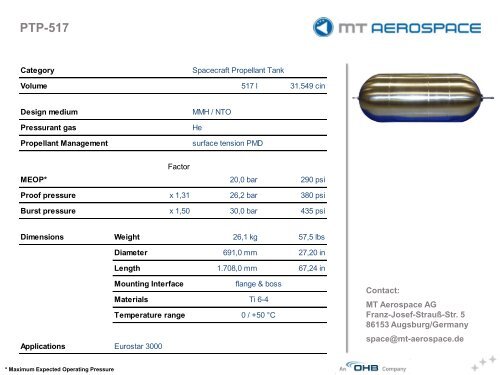 PTP-517 - MT Aerospace