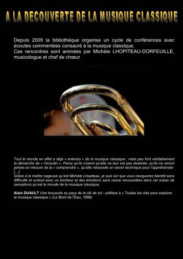 A la découverte de la musique classique - Bordeaux