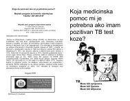 Koja medicinska pomoc mi je potrebna ako imam pozitivan TB test ...