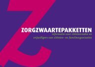 Brochure 'Zorgzwaartepakketten' - Landelijk Platform GGz