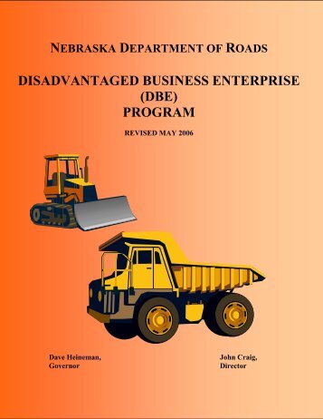 disadvantaged business enterprise (dbe) program - Nebraska ...