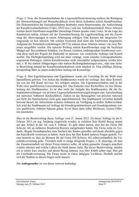 Protokoll Einwohnerrat vom 25. Februar 2013 [PDF, 371 KB] - Aarau