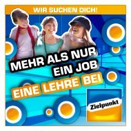 ein joB MeHr aLS nur eine LeHre Bei - Zielpunkt