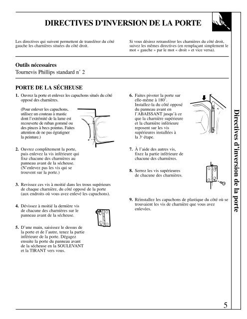 Guide d'utilisation et d'entretien - Sears Canada