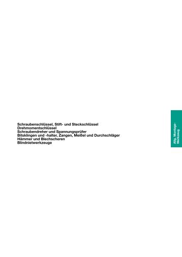 Download Katalog Handwerkzeuge 8/2011 Teil 2 - Keller ...