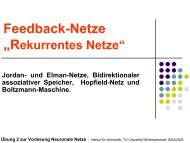 Hopfield-Netze - Institut fÃƒÂ¼r Informatik