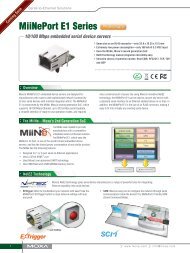 MiiNePort E1 Series - Modelec