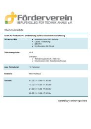 Aktuelle Kurse.PDF - Berufskolleg fÃ¼r Technik Ahaus