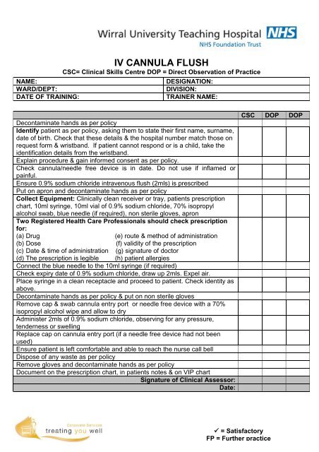 Observation Chart Nhs Explained