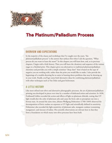 The Platinum/Palladium Process - Christopher James