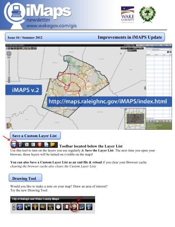 Improvements in iMAPS Update - Wake County Government