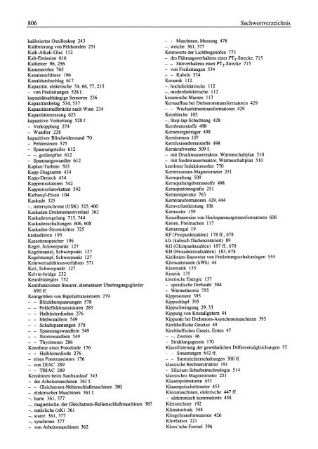 Sachwortverzeichnis - Springer