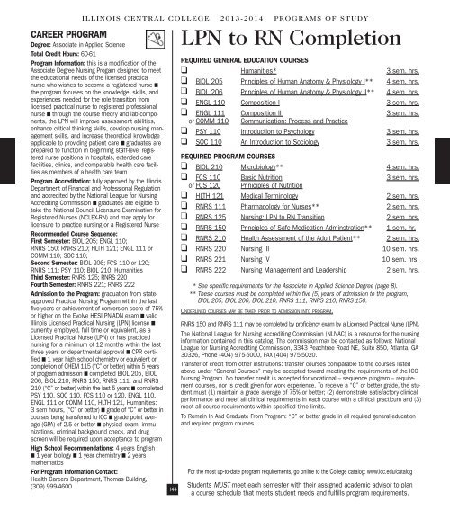 ILLINOIS CENTRAL COLLEGE