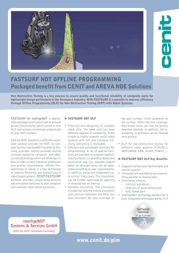 Offline Programming for Non Destructive Testing - Cenit AG ...