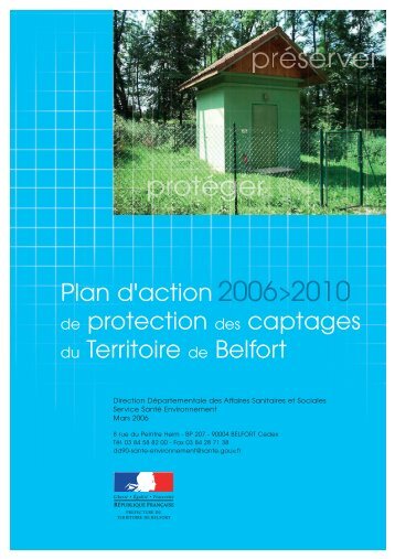 Plan d'actions de la protection des captages - ARS Franche-ComtÃ©