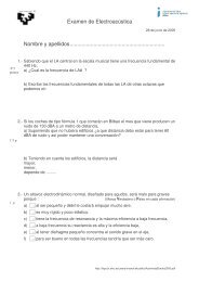 Examen de ElectroacÃºstica Nombre y apellidos ...