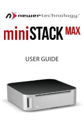 miniStack MAX Owner's Guide (4MB PDF) - Newer Technology