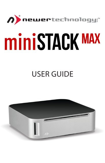 miniStack MAX Owner's Guide (4MB PDF) - Newer Technology