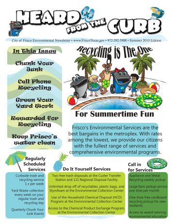 For Summertime Fun - City of Frisco