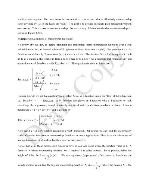 Chapter X: Introduction to Fuzzy Set Theory Uncertainty is universal ...