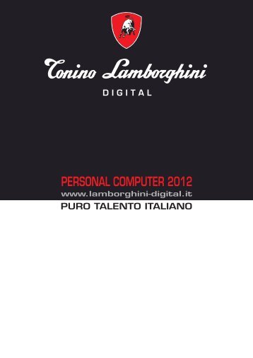 PERSONAL COMPUTER 2012 - Tonino Lamborghini