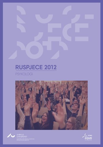 RUSPJECE 2012 - For Studerende - Aarhus Universitet
