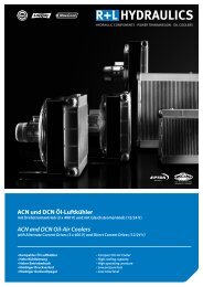 ACN und DCN Ãl-LuftkÃ¼hler ACN and DCN Oil-Air Coolers