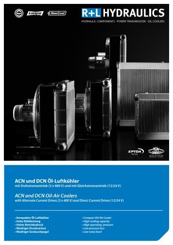 ACN und DCN Ãl-LuftkÃ¼hler ACN and DCN Oil-Air Coolers