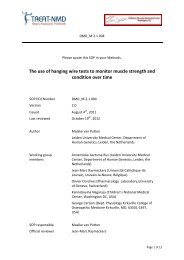 The use of hanging wire tests to monitor muscle ... - Treat-NMD