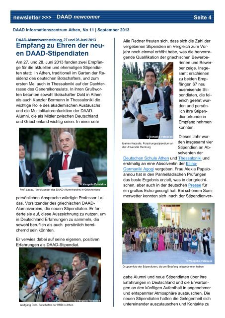 Ausgabe 11/2013 - Über uns - DAAD