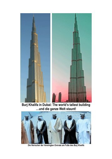 Burj Khalifa in Dubai: The world's tallest building â¦und ... - VIP-NEWS