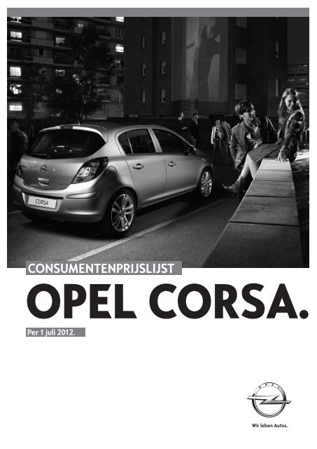 CONSUMENTENPRIJSLIJST - Opel Nederland