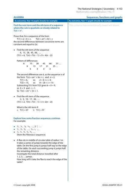 ALGEBRA Equations, formulae, expressions and ... - Suffolk Maths