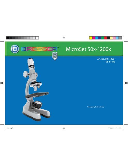 50x-1200x Microscope Manual - Bresser