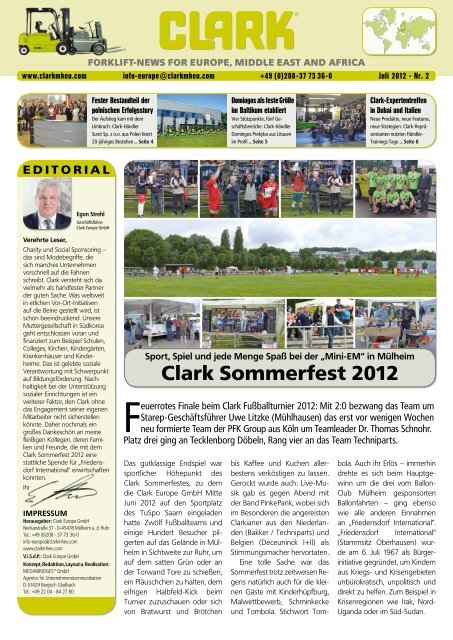 clark sommerfest 2012 - CLARK - The Forklift: Home
