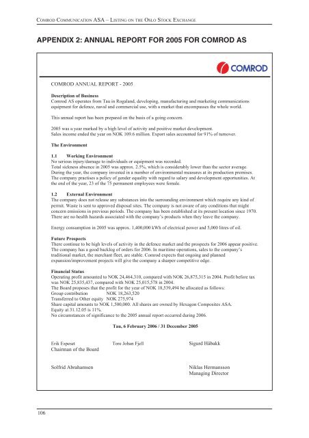 English version - Hexagon Composites ASA