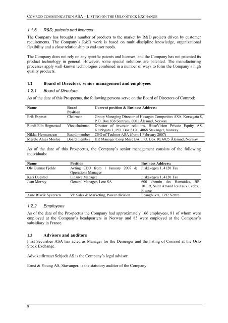 English version - Hexagon Composites ASA