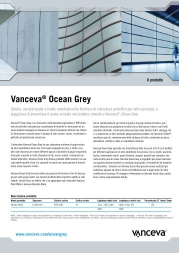 Vanceva® Ocean Grey - Saflex.com