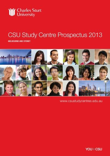 CSU Study Centre Prospectus 2013 - Study Group