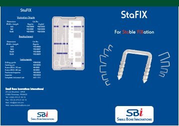 StaFIX US.qxp - Small Bone Innovations