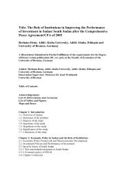 see the Contents and Abstract Berhanu Denu - Institute for World ...