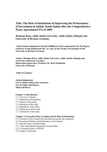 see the Contents and Abstract Berhanu Denu - Institute for World ...