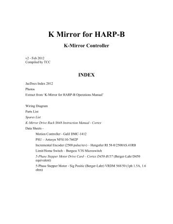 Kmirror controller electronics.pdf - JACH